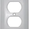 Faceplate Energía doble Blanco 60 und Marca Adler
