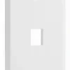 Faceplate blanco datos para 1 puerto rj45 30 und Marca Adler