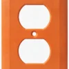 Faceplate Energía doble Naranja 60 und Marca Adler