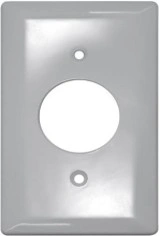 Faceplate Toma Sencilla Redonda Blanco 60 und Marca Adler
