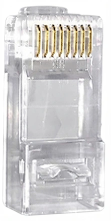 Conector macho rj45 categoría 6A 20 und Marca Adler