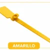Amarres de identificación Amarillo 100 mm Base 16mm x 26mm 100 und Marca Adler