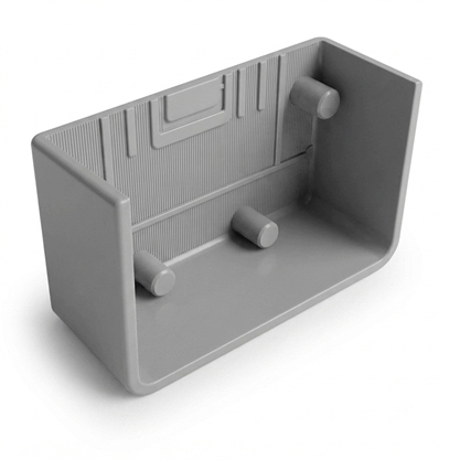 Tapa final canaleta 100 x 45 mm Gris Bolsa 10 und Marca Adler
